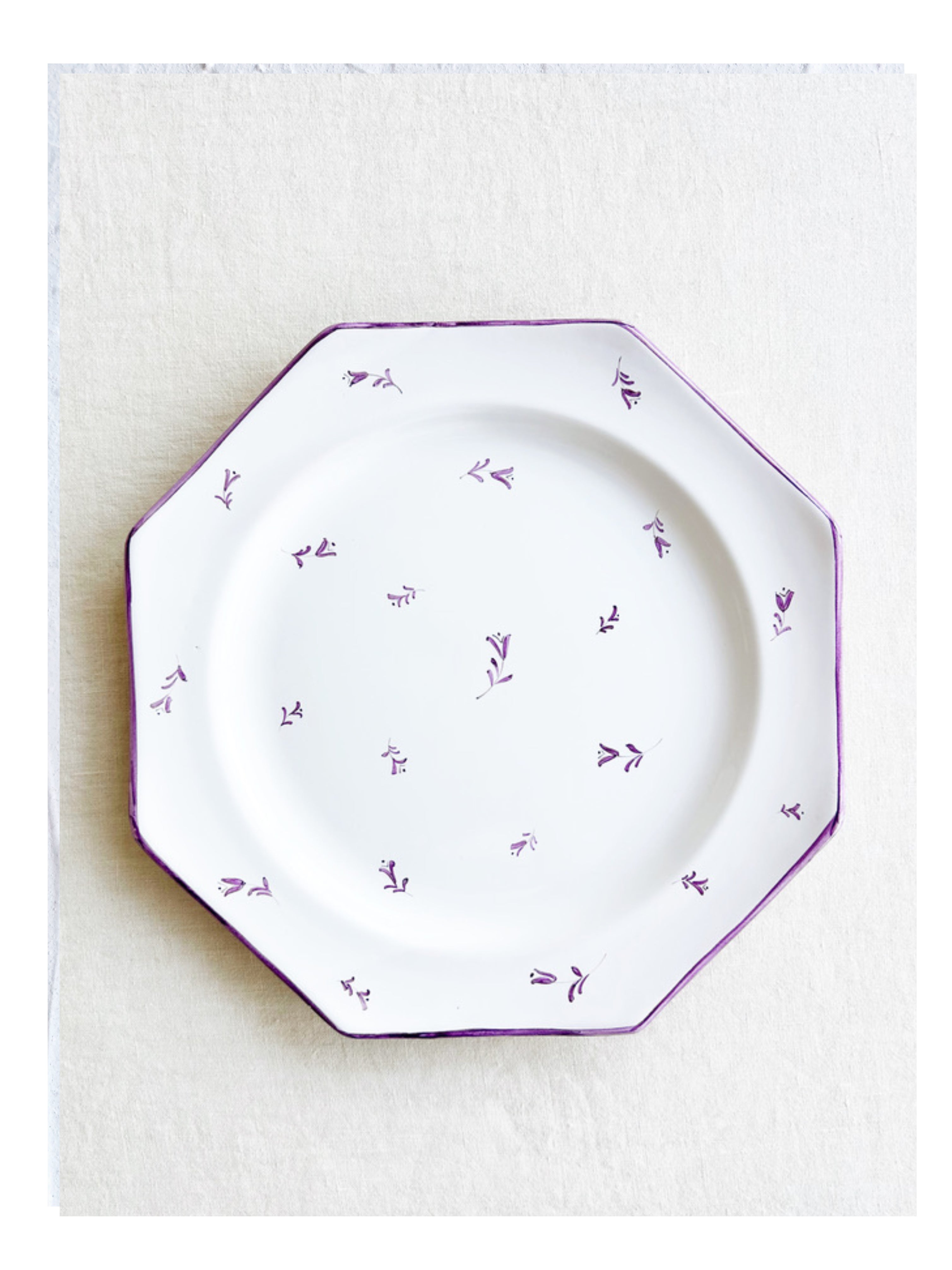 PRE-ORDER - Sainte Marie Dinnerware - Tulips - Lilac