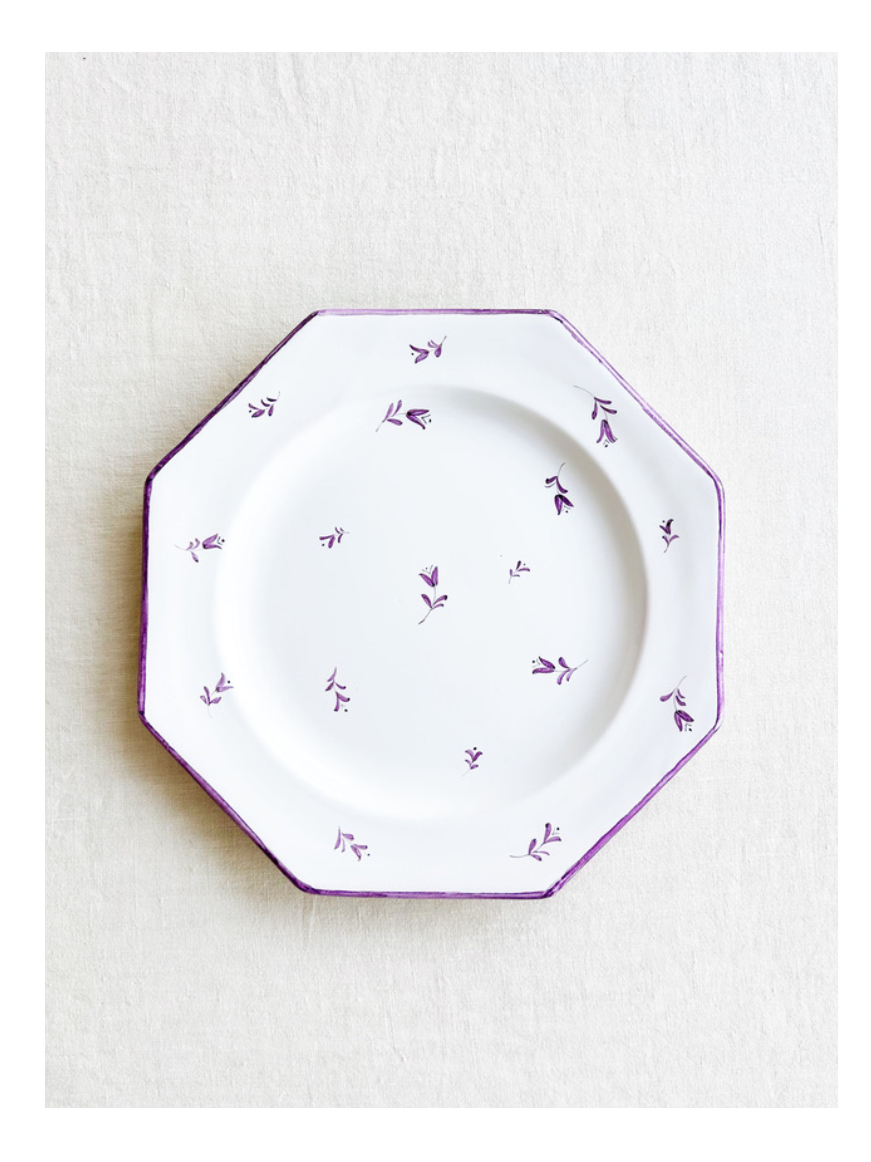 PRE-ORDER - Sainte Marie Dinnerware - Tulips - Lilac