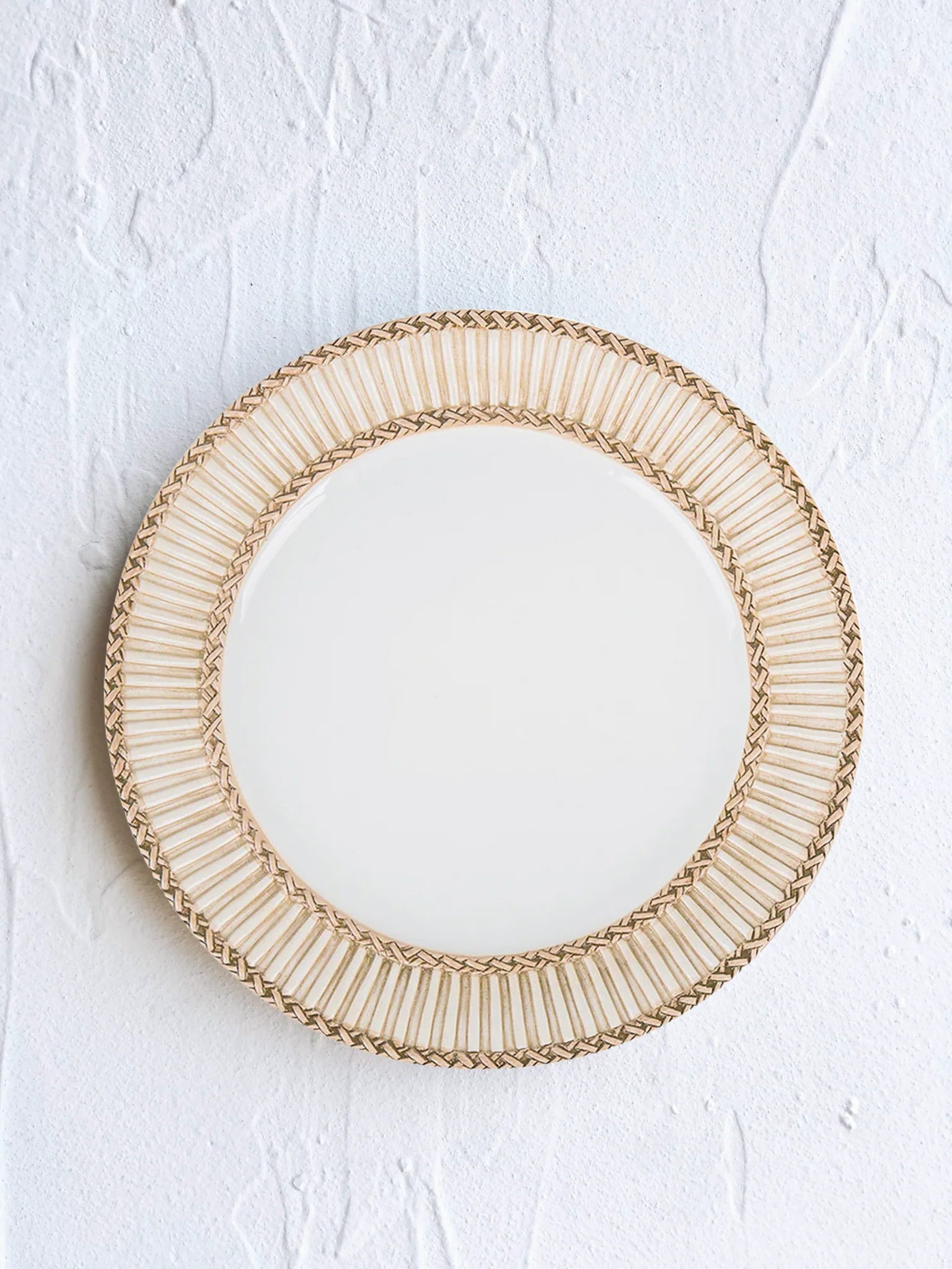 Treccia Dinner Plate - Natural