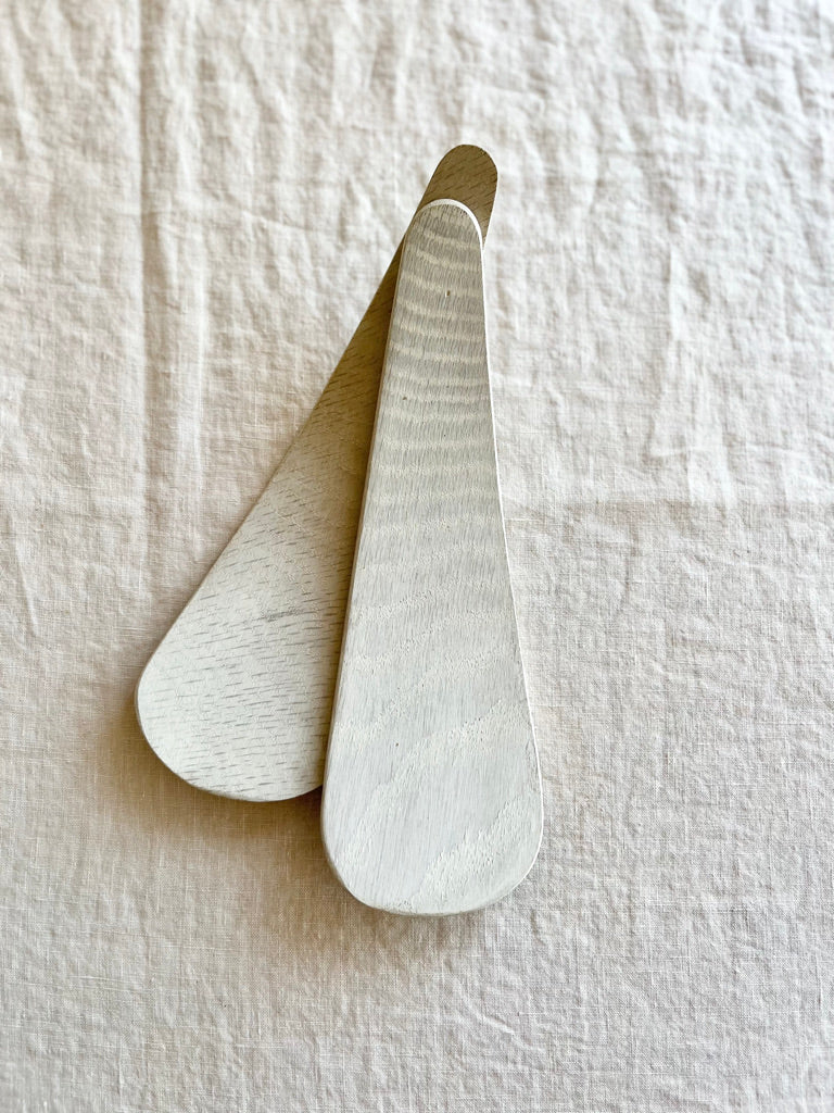 salad servers made of maplewood