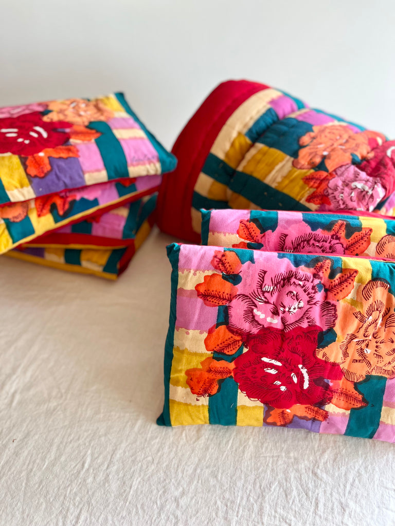 Lisa Corti Small Ankara Mustard Pillow assorted styles