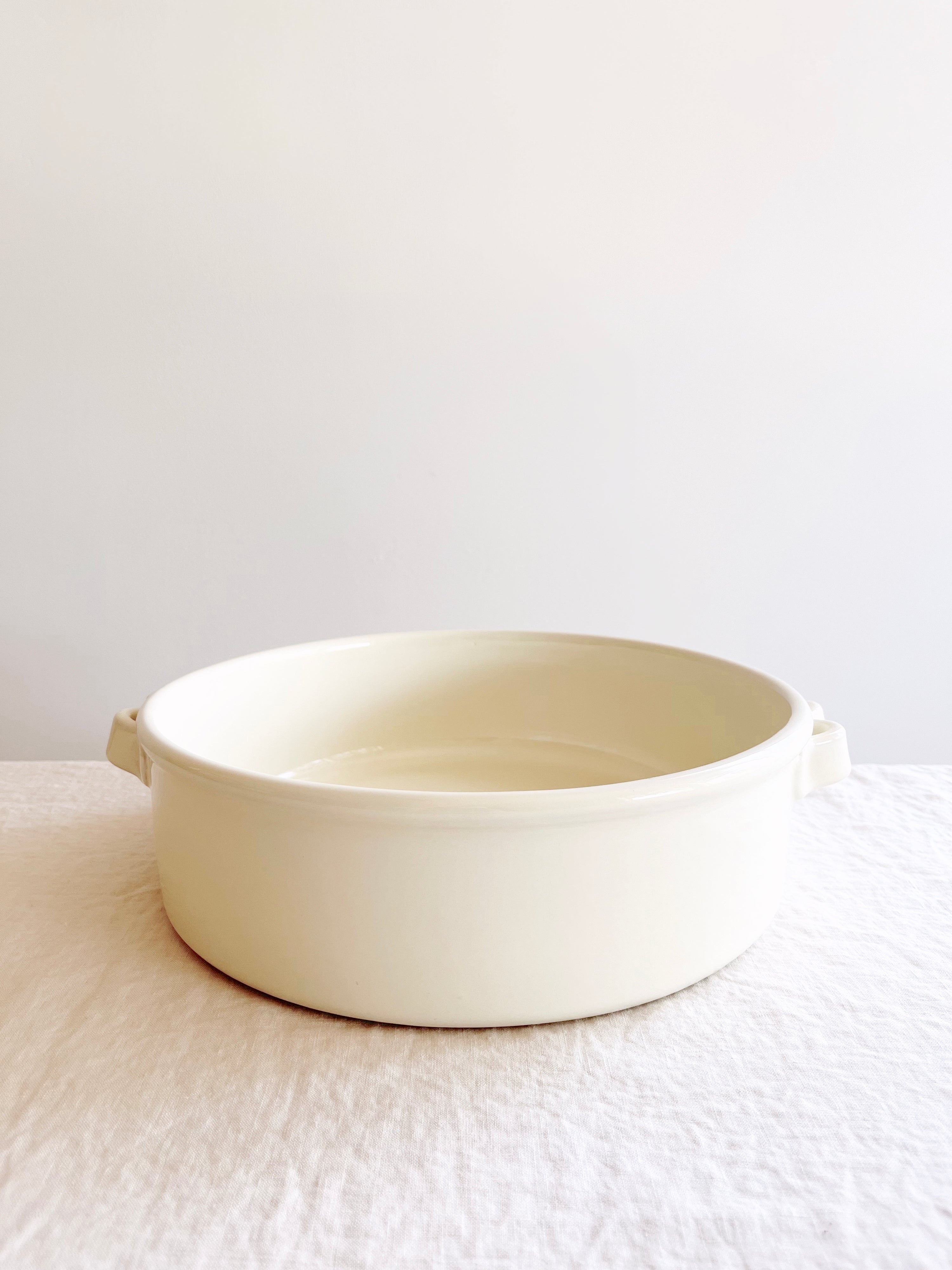 Pompeii Oven Dish 11" - Cream