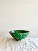 Tamegroute Emerald Porcelain Bowl Serving Bowl 9 inch side view
