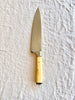 chef knife with boxwood handle by pallares solsona 20cm