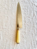 chef knife with boxwood handle by pallares solsona 15cm back view 22.5cm