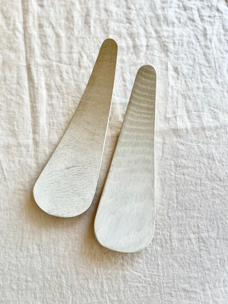 Pearl Maplewood Salad Servers