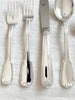 francese flatware silver plated close up