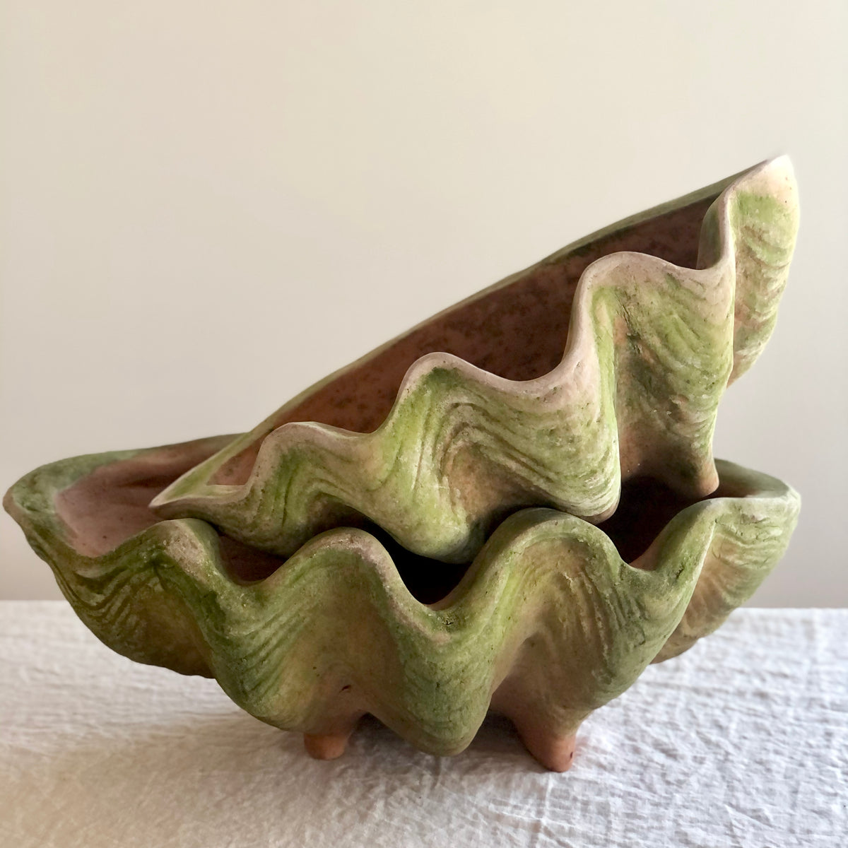 Clam Shell Terra Cotta Planters – theARKelements