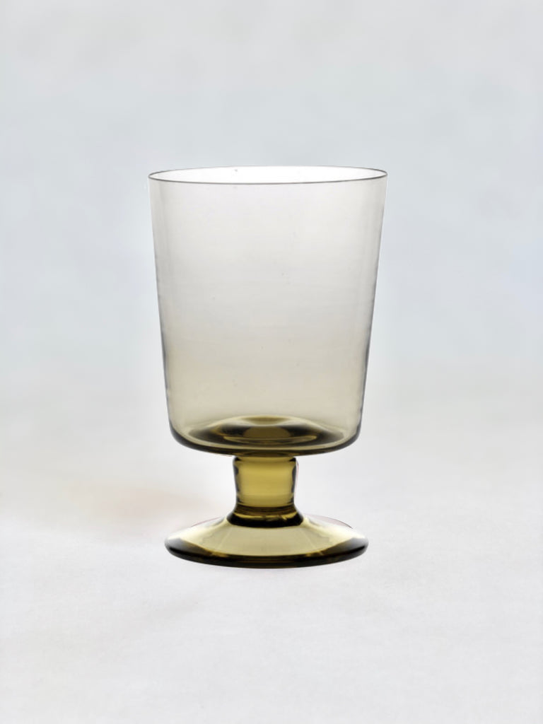 pure citrine yellow goblet 3 inch