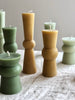 tall natural totem pillar candle assorted sizes and colors