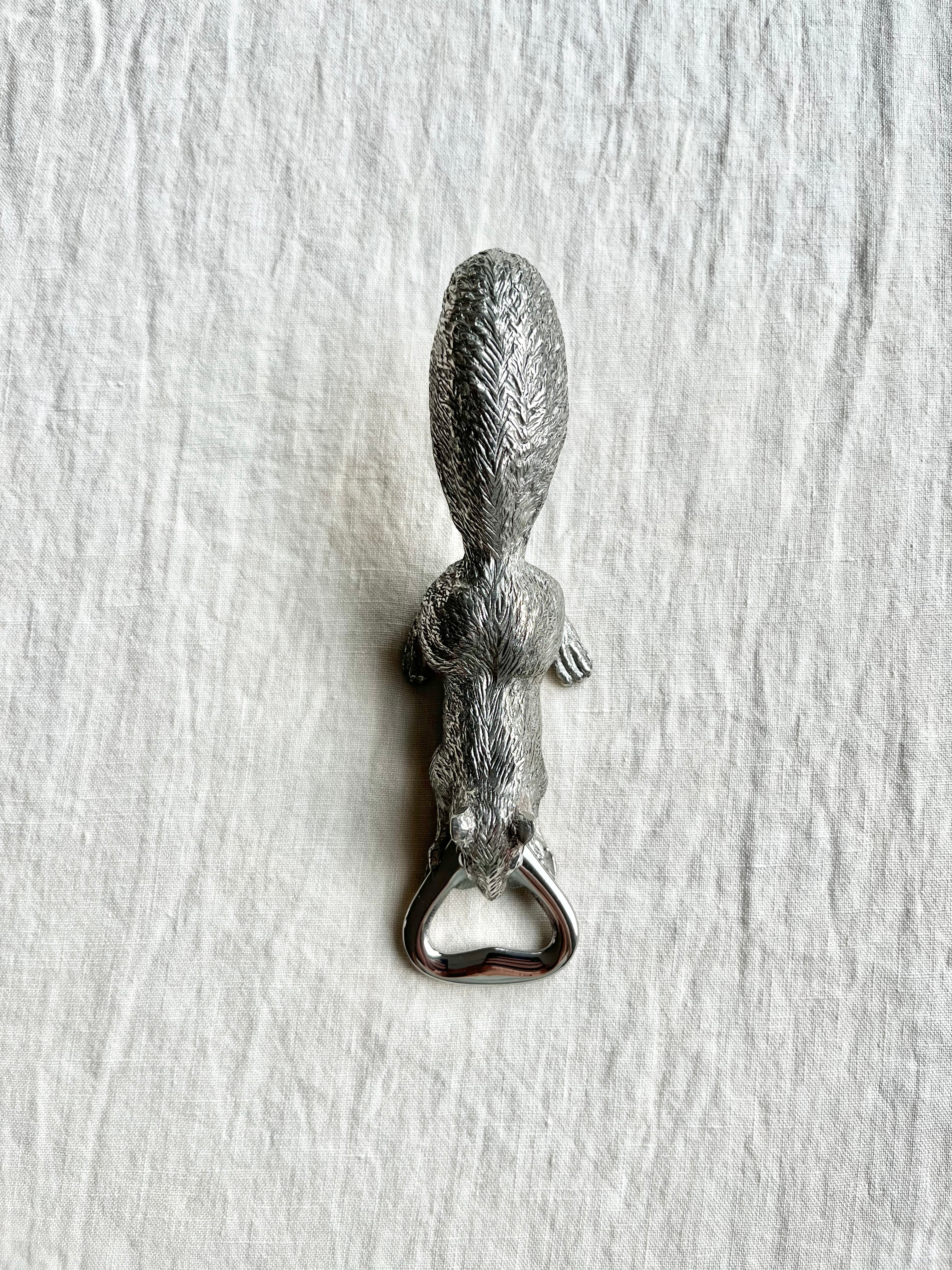 squirrel bottle opener top view