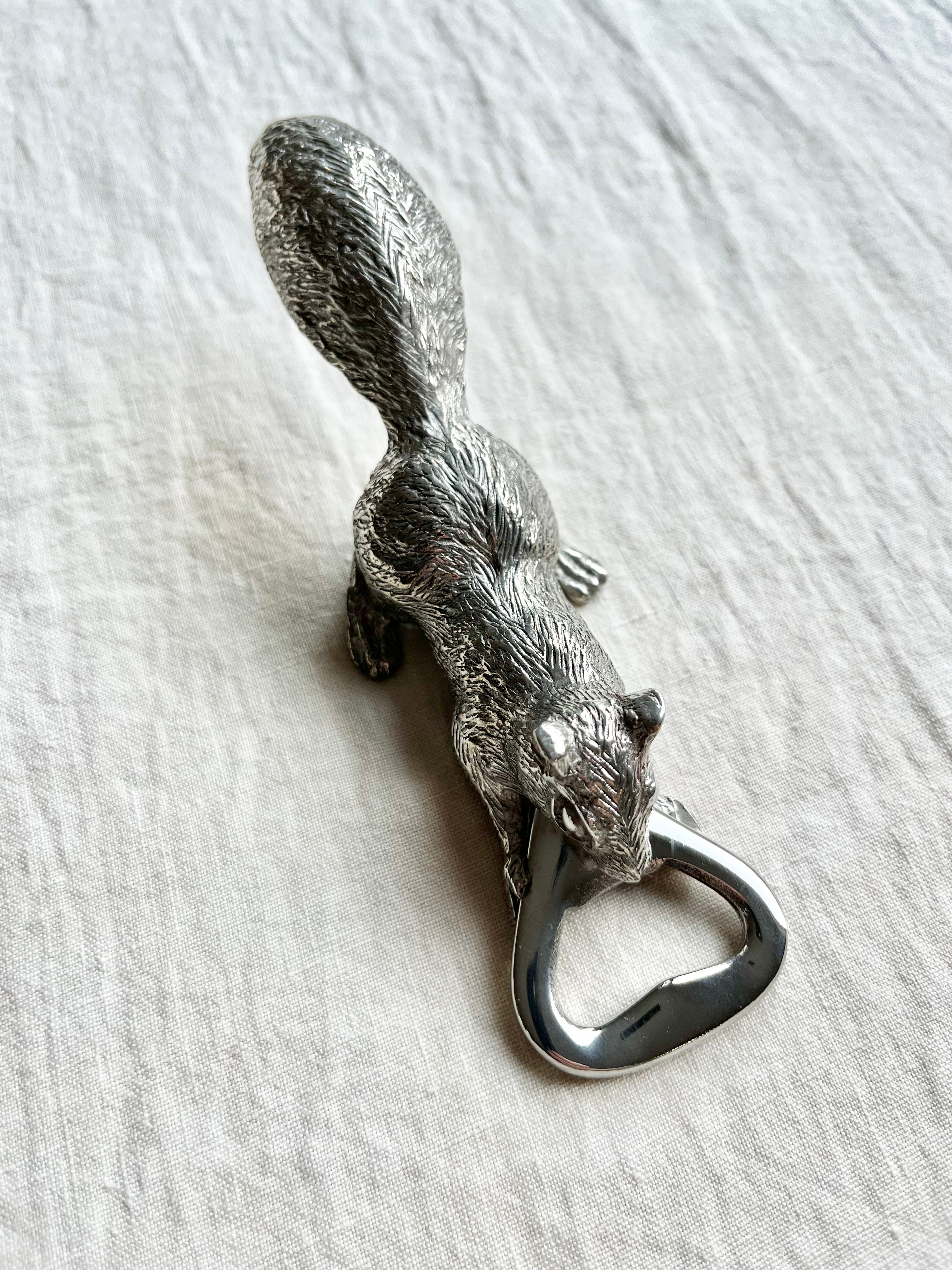 squirrel bottle opener front top angel