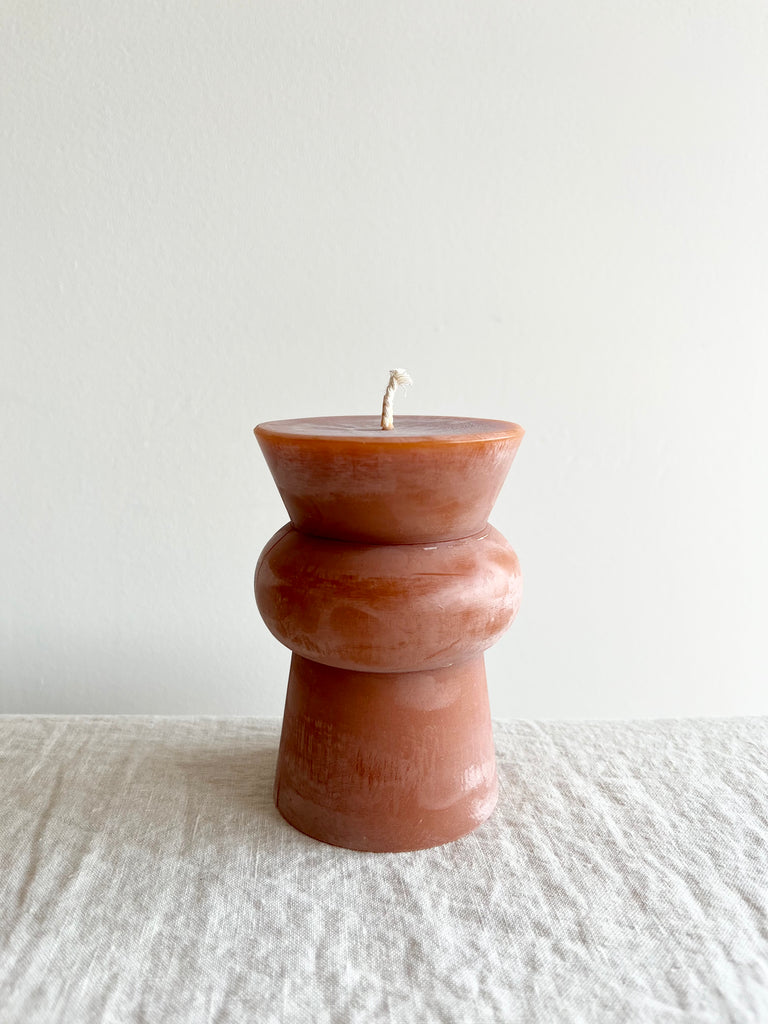 small terra totem candle