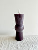 wine-colored totem candle