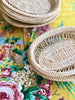 oval hand woven baskets edge detail view