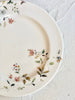 floral salad plate sirena rouge closeup side top view