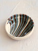 multicolor finger bowl with stripes