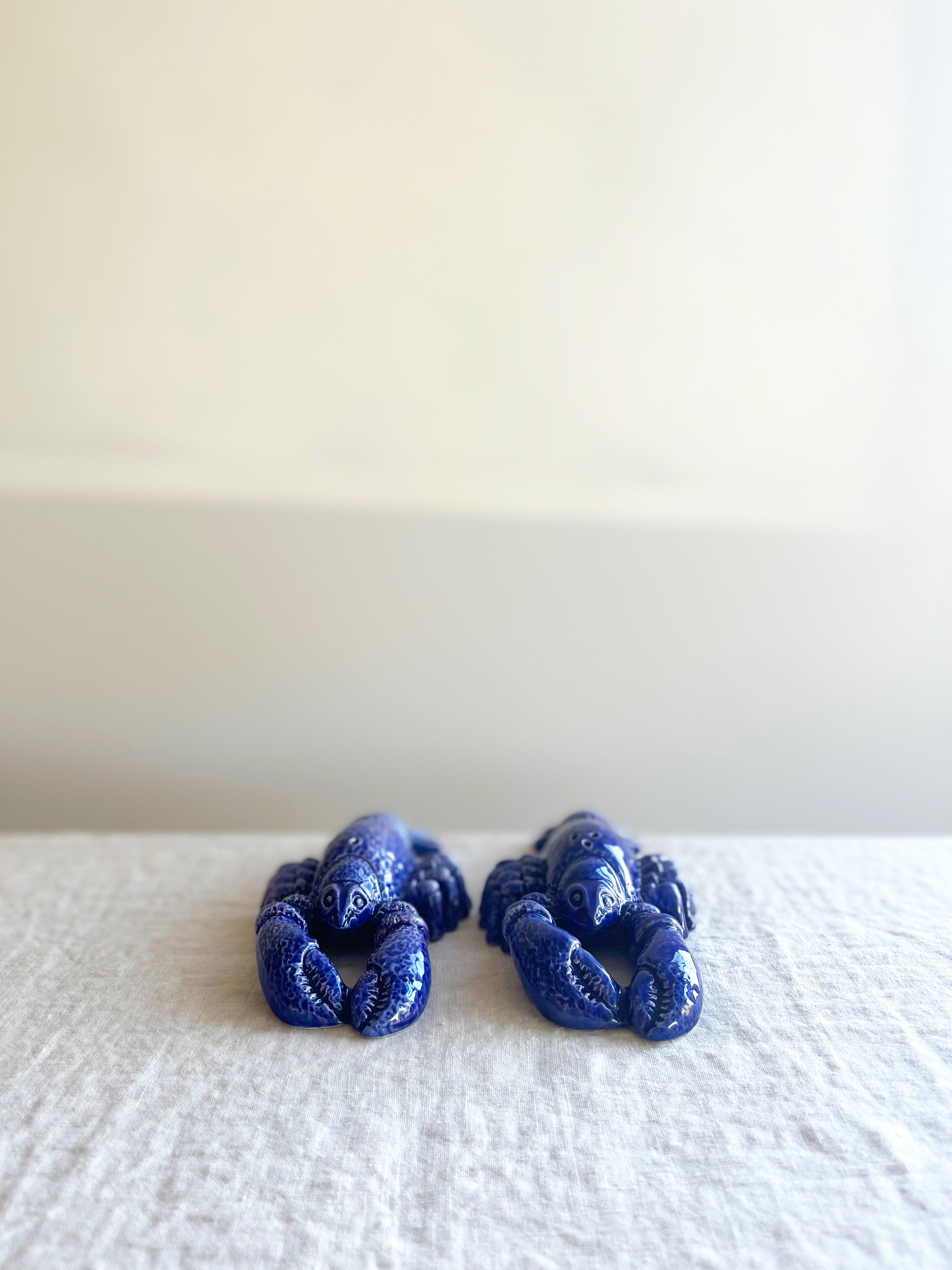 Lobster Salt & Pepper Set - Blue