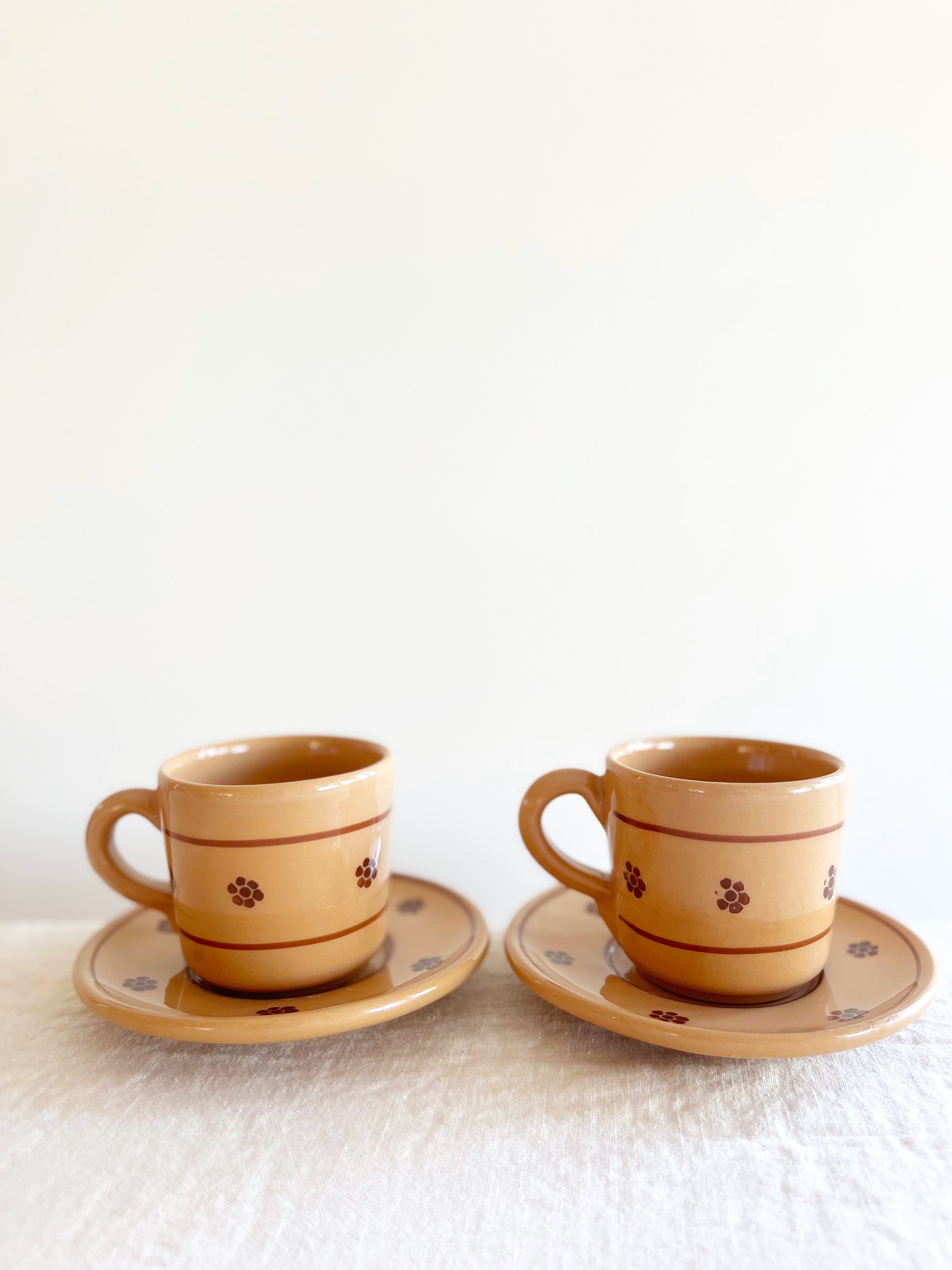 Rigo e Stella Espresso Cup & Saucer - Sable