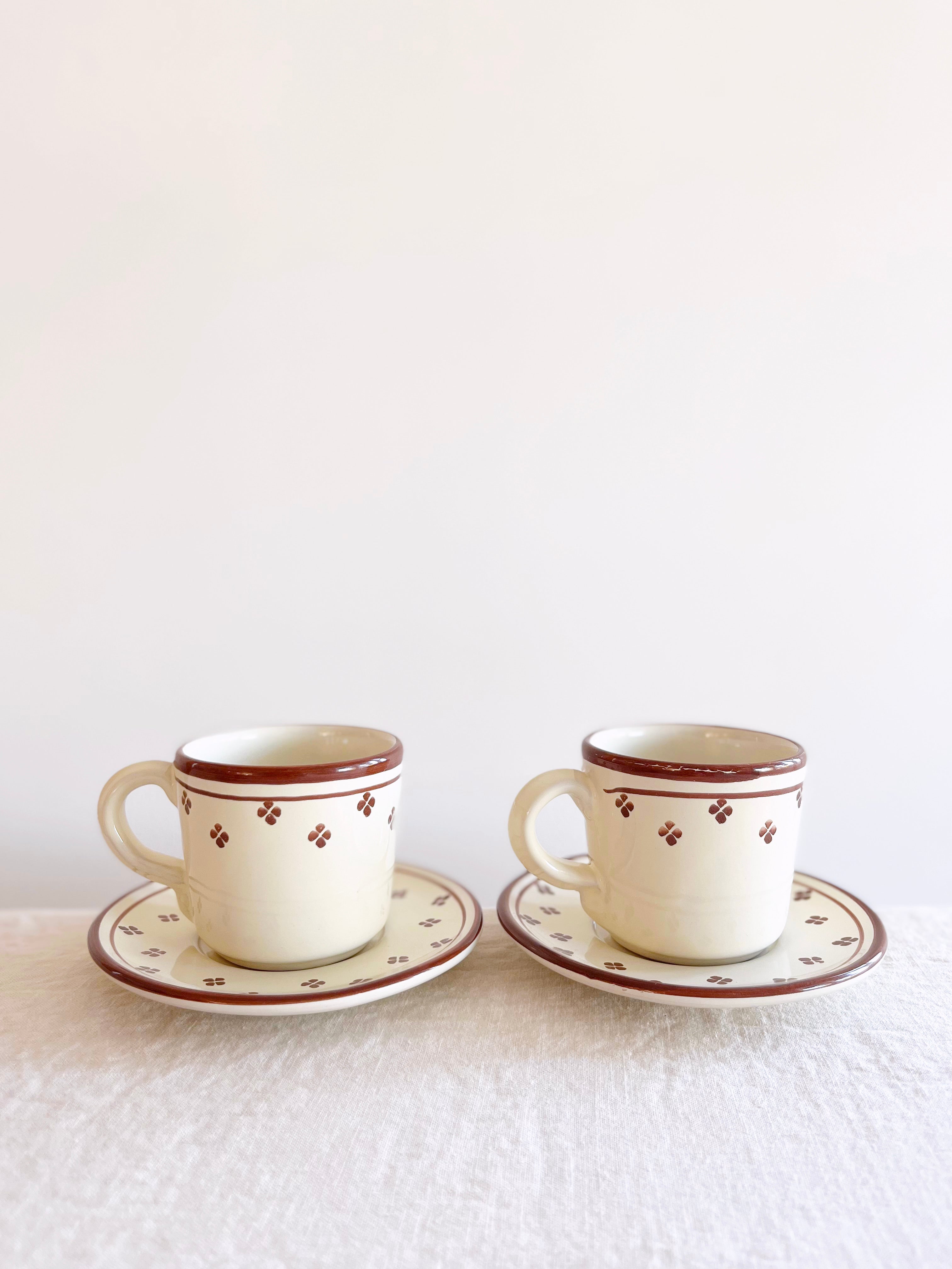 Rigo e Stella Espresso Cup & Saucer - Crema