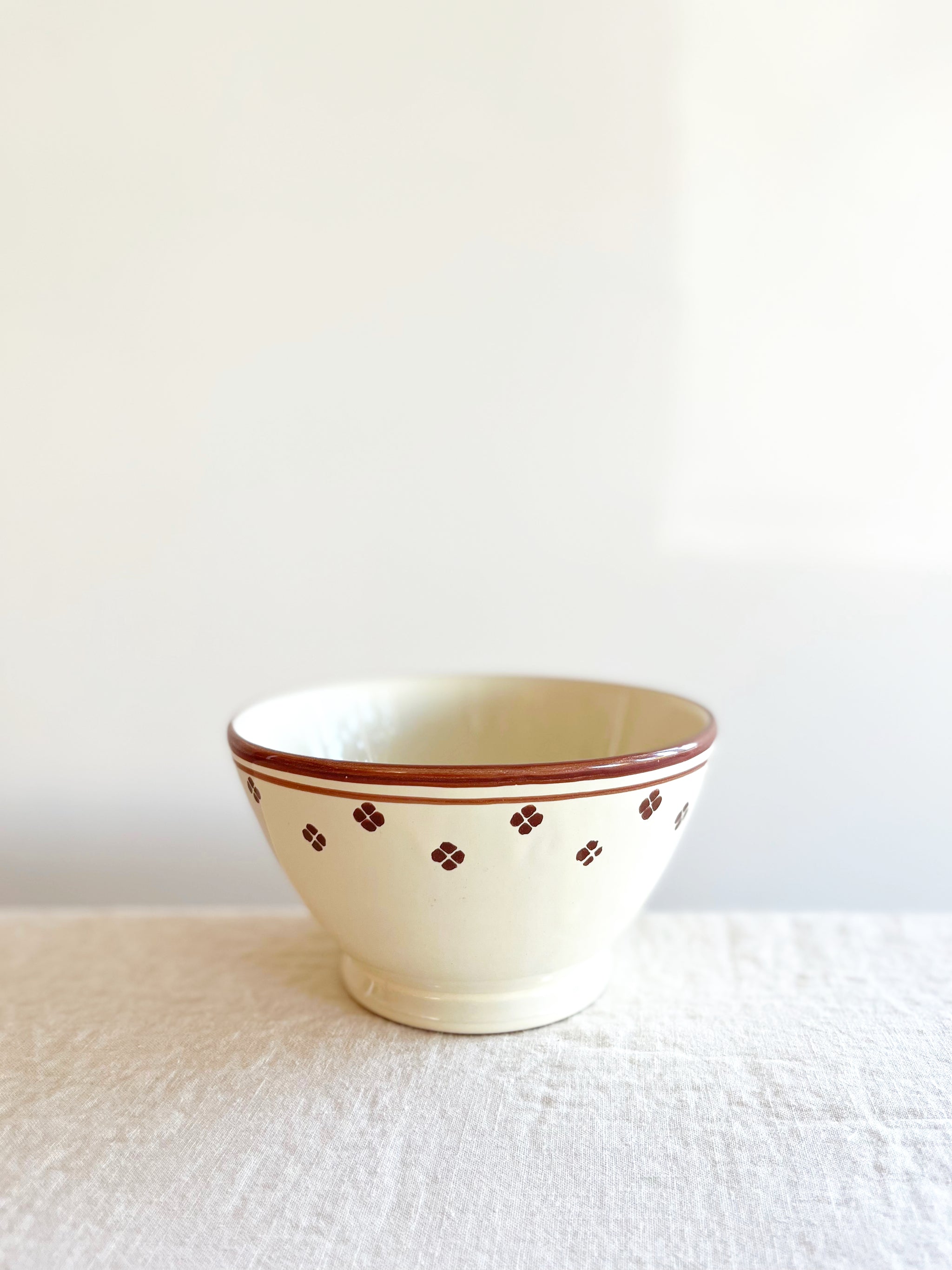 Rigo e Stella Cereal Bowl - Crema - 6" - Set of 4