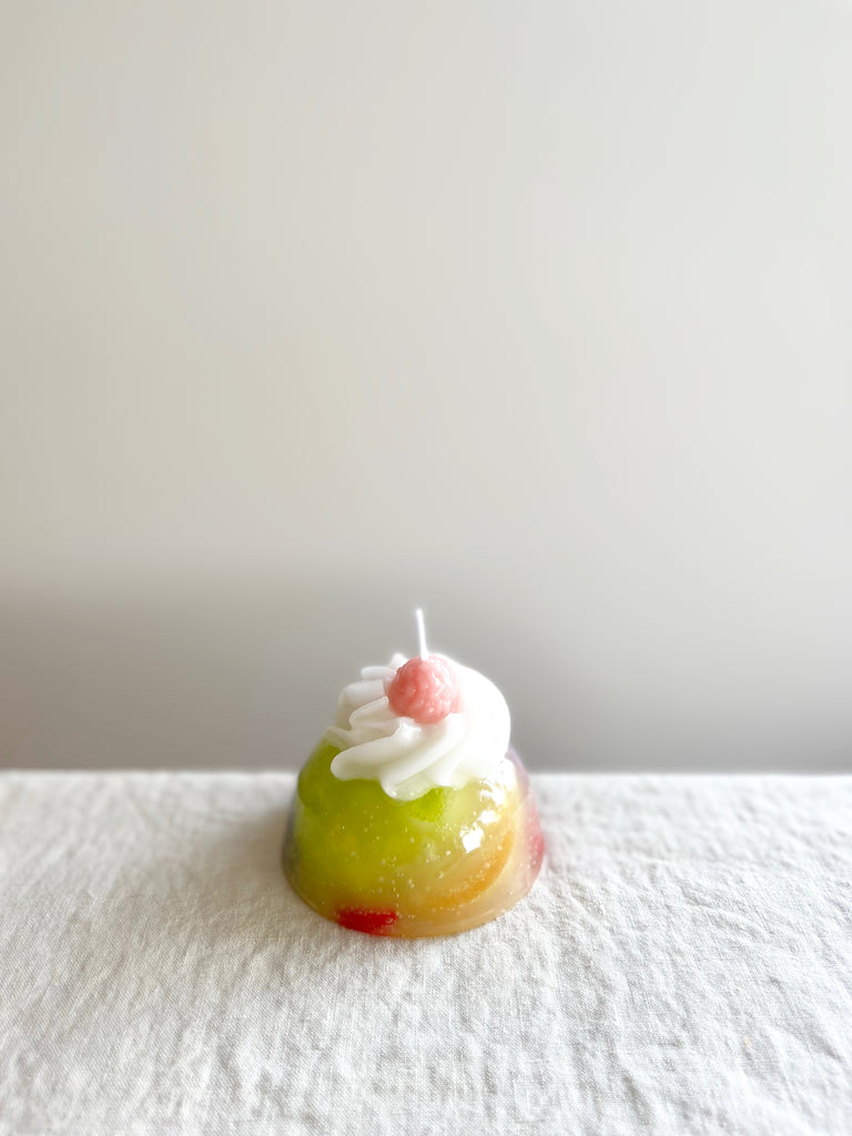 cereria introna mini fruit jello shaped paraffin candle