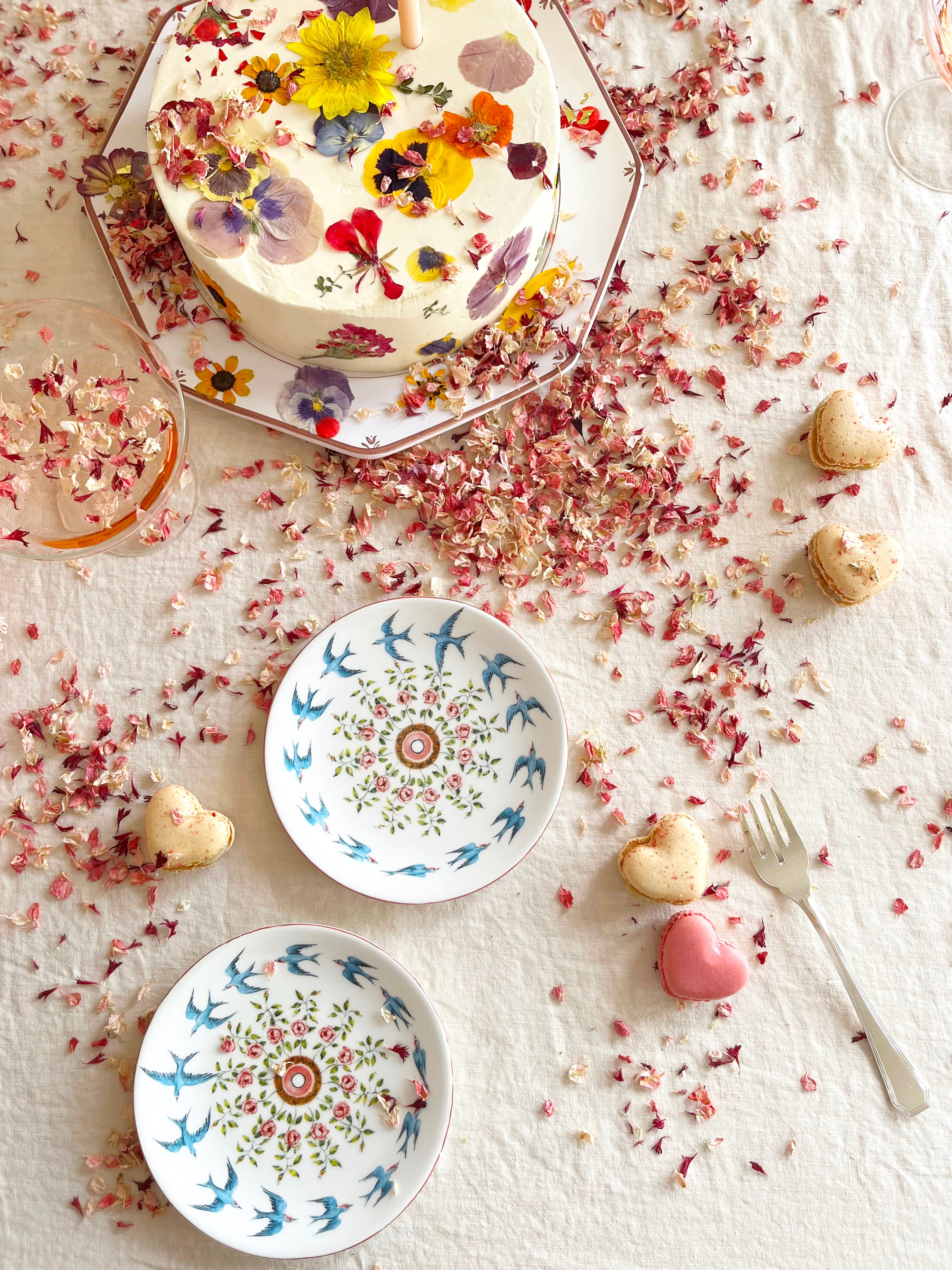 Sparrow Bread Plate