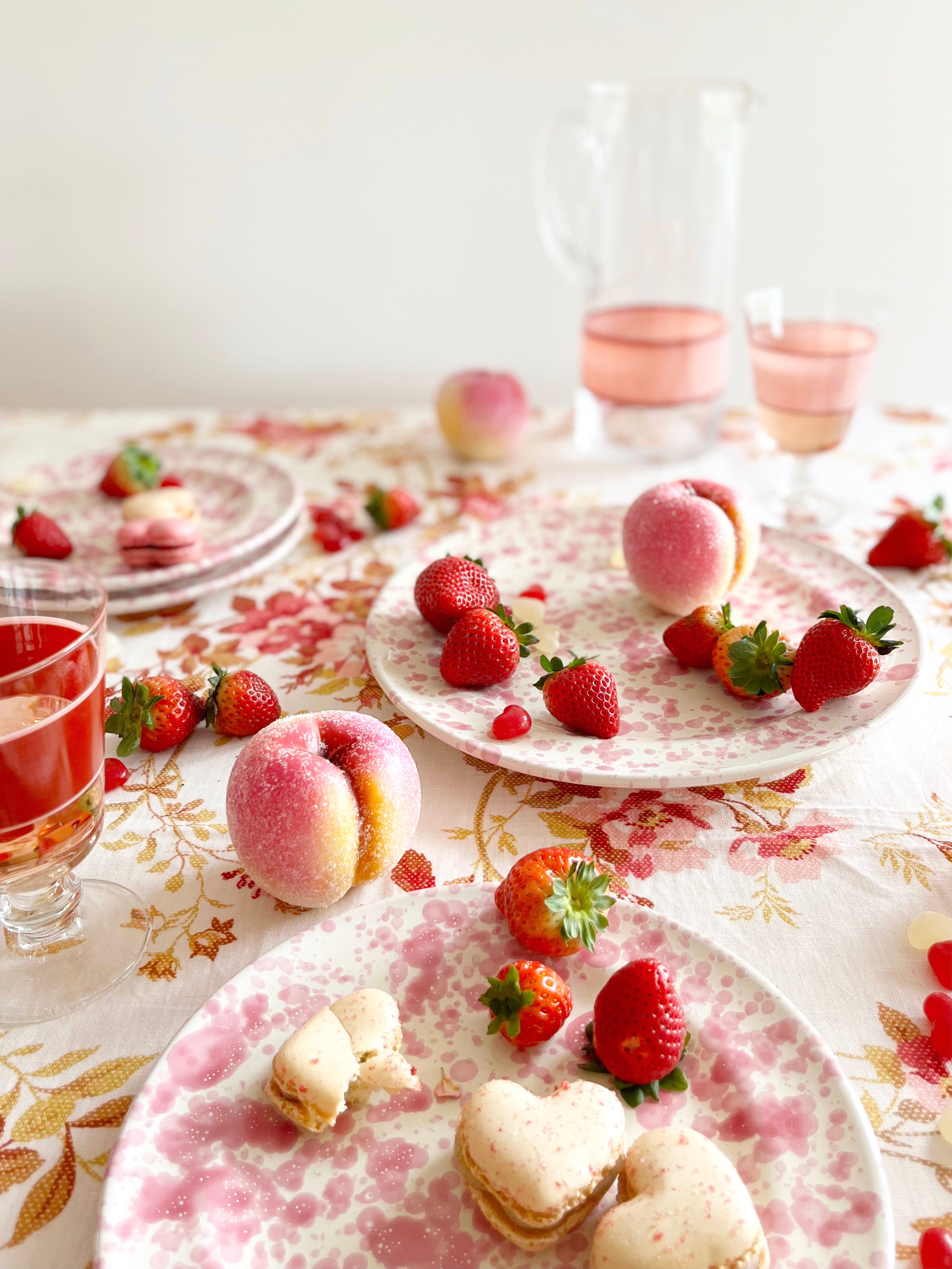 Pompeii Salad Plate - Peony