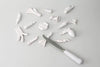 Vegetable or veggie Knife Rests assorted shown with knife