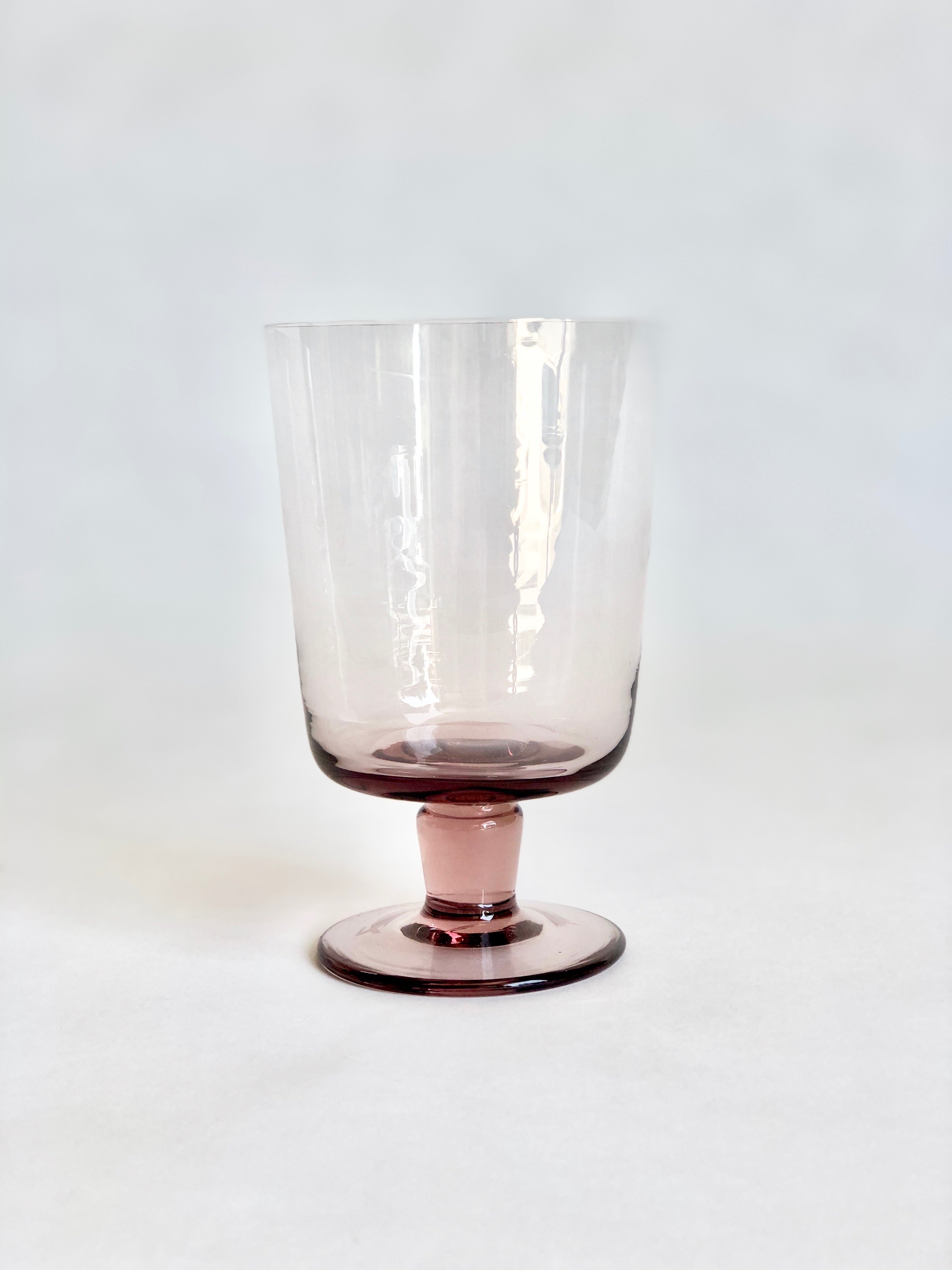 pure violet purple goblet 3 inch